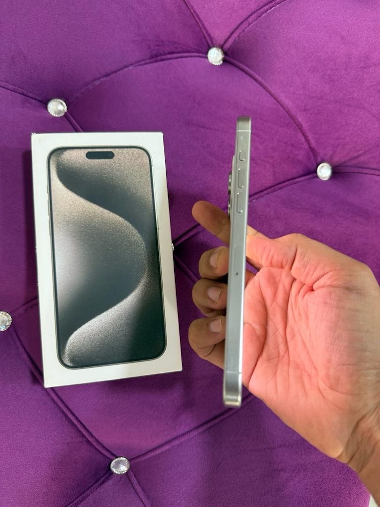 İPHONE 15 PRO MAX GÜMÜŞ 512 GB PİL 85 YURTİÇİ FATURALI AÇIKLAMAYI OKU - 6