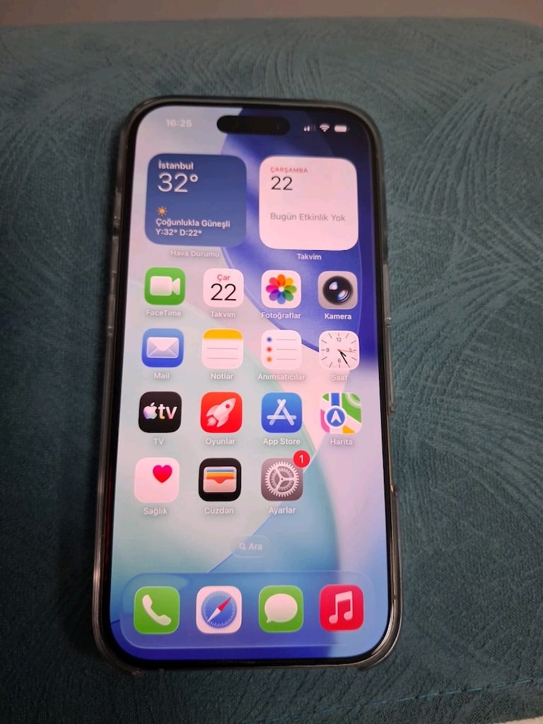 iPhone 16 pro kutulu faturalı garantili hatasizPil 97 - 4