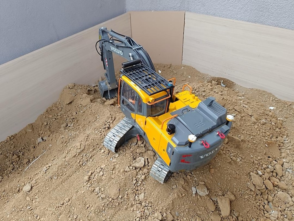 Rc Ekskavatör 1/14 Double e hoby Volvo 160e Extralı - 3