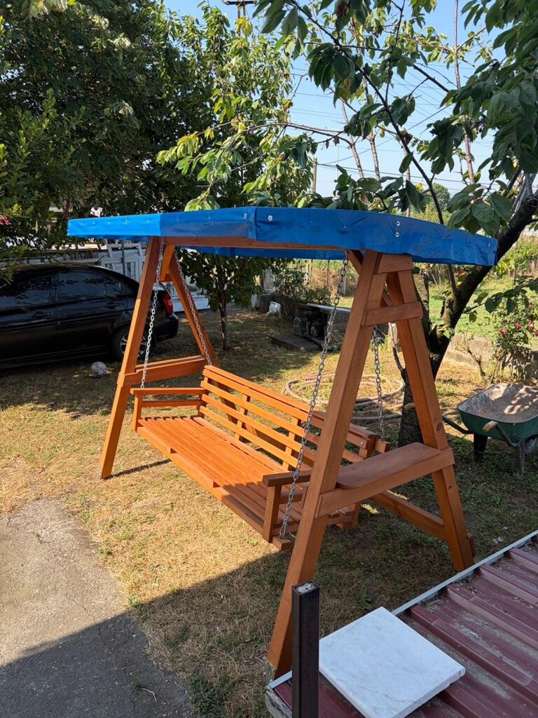ahşap bahçe salıncağı - 4