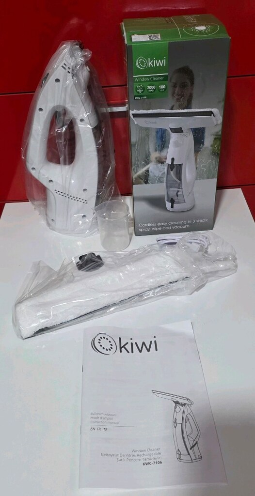 KİWİ KWC 7106 Şarjlı vakumlu pencere temizleyici. Sıfır kutusunda. - 14