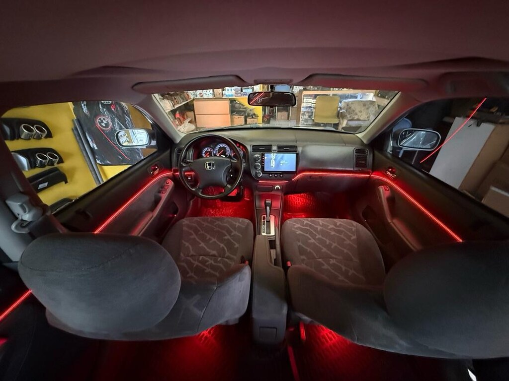 civic V TEC iç ambiyans 64 renk rgb animasyonlu - 18