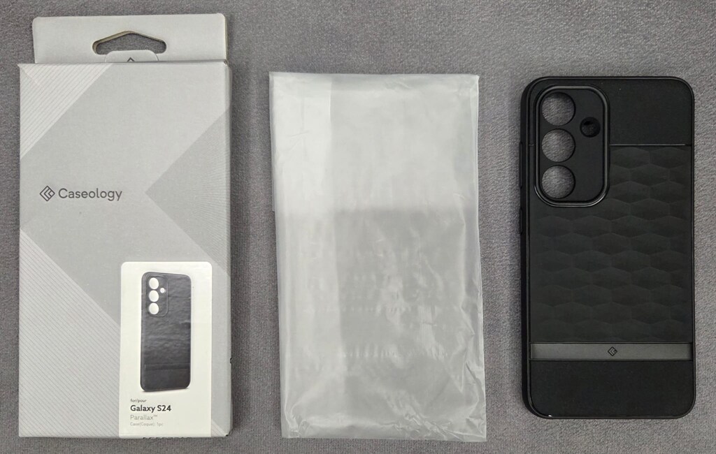 Spigen Caseology Parallax Galaxy S24 Kılıf (Matte Black) - 4