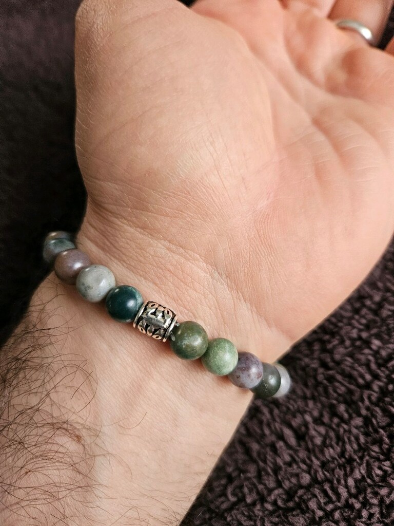 Hint Akik Taşı Doğal Taş Bileklik - 3