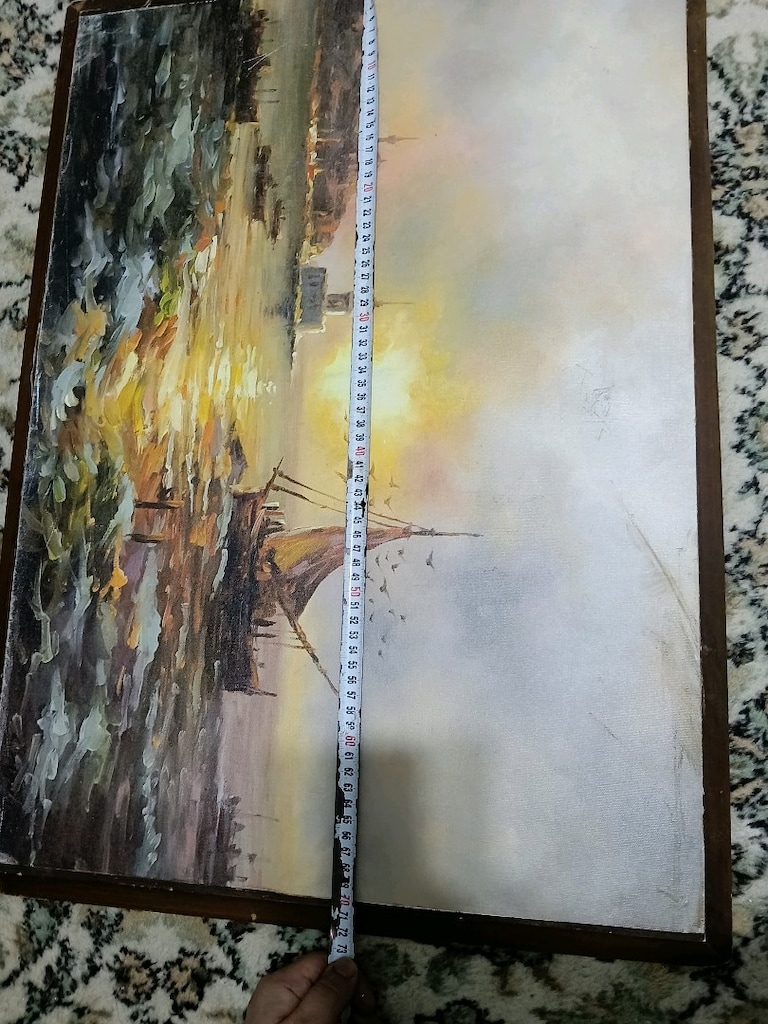 Yağlıboya İstanbul Manzarası Tablo - 3