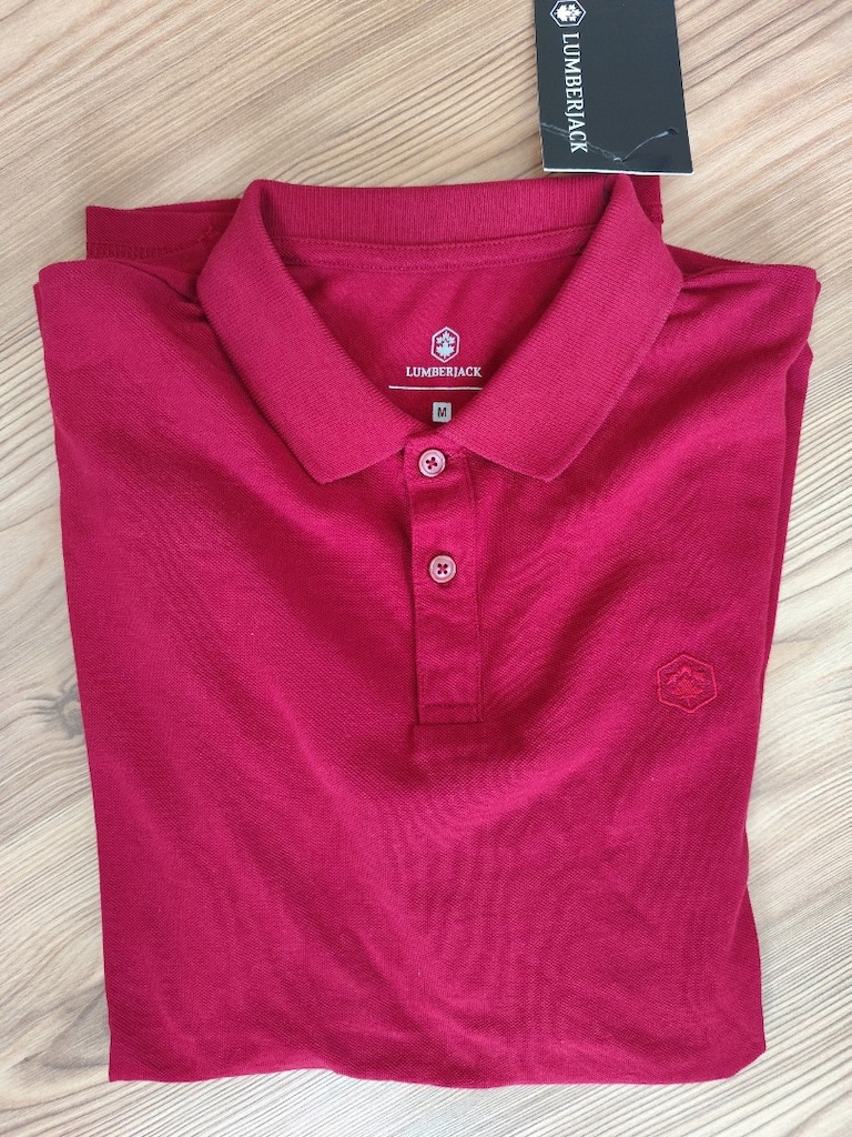 Lumberjack erkek kısa kol polo yaka M beden sıfır tişört