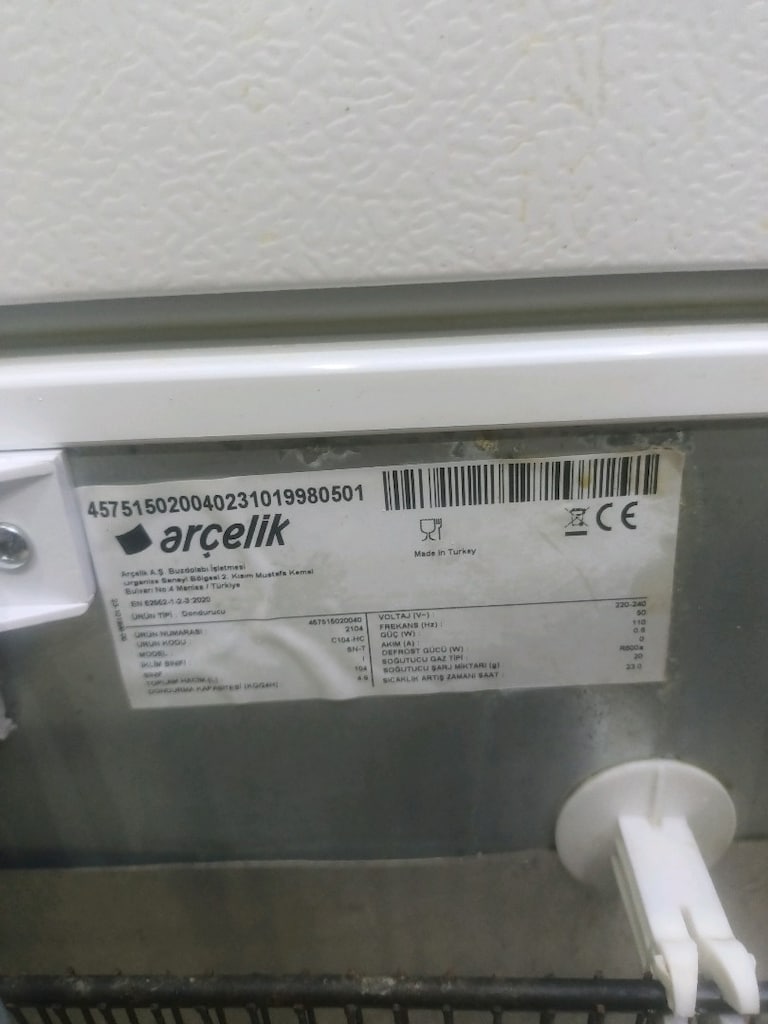 Arçelik 100 litre yeni gibi Tertemiz Derin Dondurucu - 8