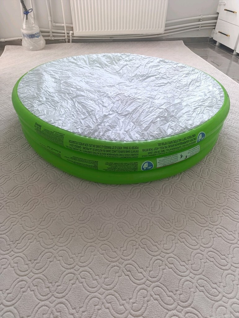 yeşil şişme çocuk havuzu122x25cm - 3