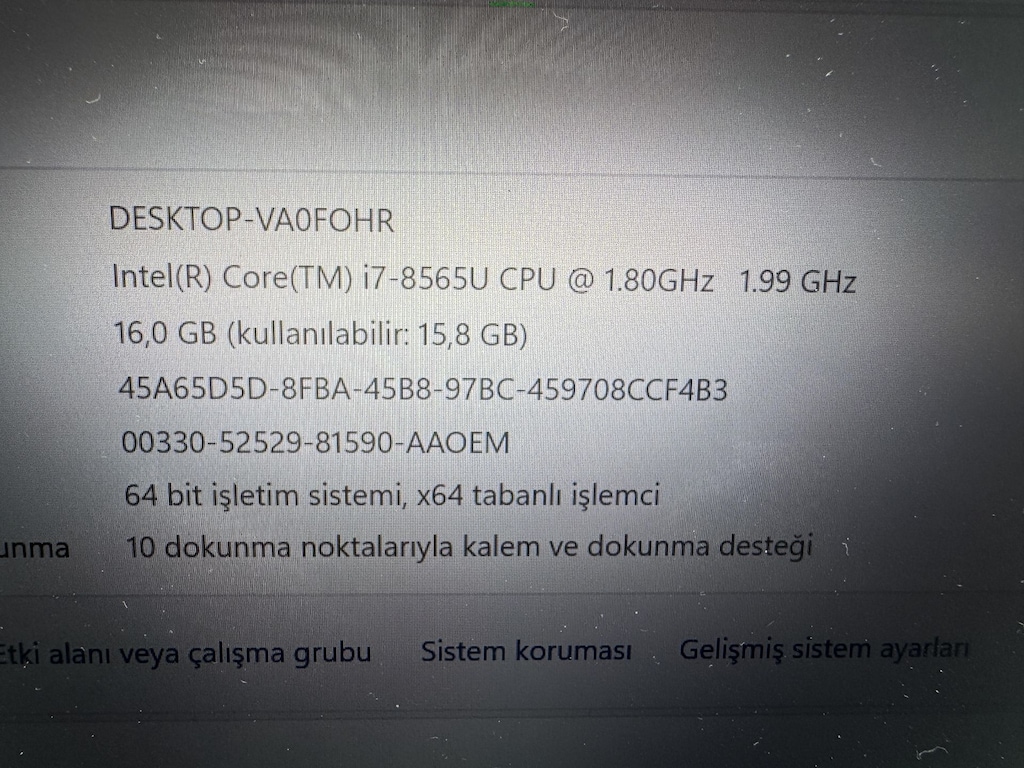 HP ELİTBOOK X360 İ7 8. NESİL 16 GB RAM 256 NVME - 5