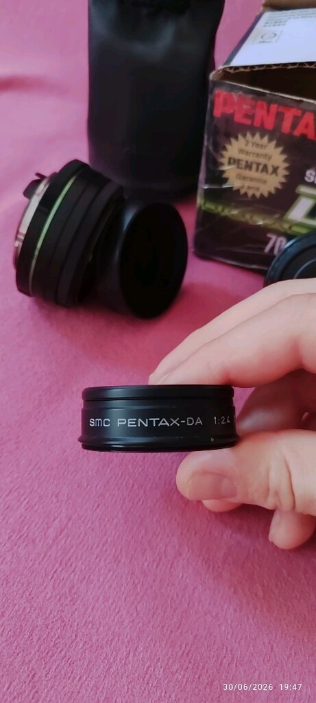 pentax da 70mm f2.4 limited kutulu 25000tl - 6