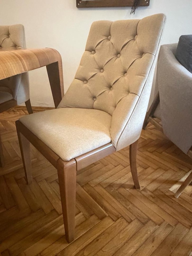 Tetri Home Yemek Odası Takımı – Masa, 4 Sandalye, Bench, Büfe ve Ayna - 2