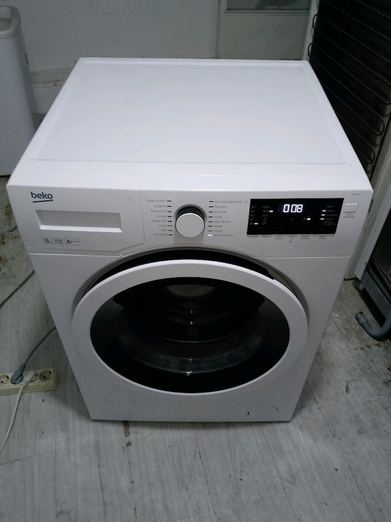 BEKO MARKA 9KG ÇAMAŞIR MAKİNESİ ÇALIŞIR DURUMDA SORUNU YOK SIFIR AYARI - 5