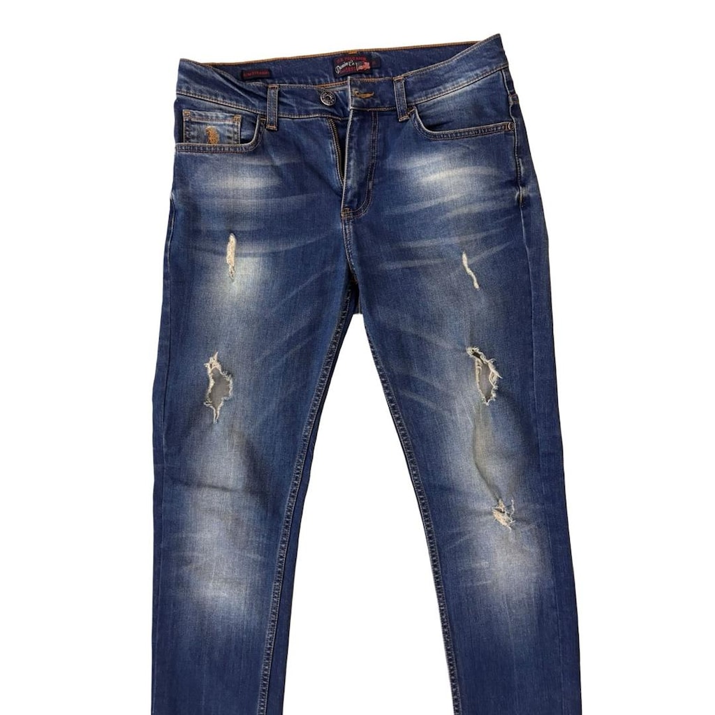 U.S. Polo Assn. Denim Co. Yırtık Detaylı Erkek Jean – Beden 30 - 5