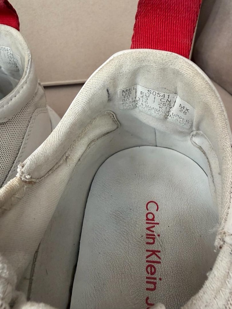 Calvin klein ayakkabı beyaz 43 numara - 14