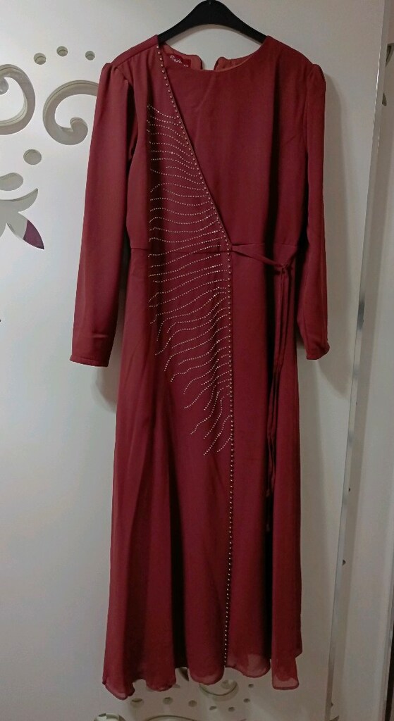 Şifon abiye elbise - 2
