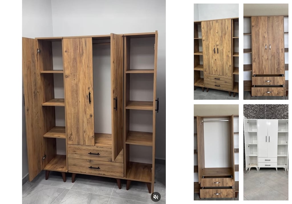 4 kapaklı elbise dolabı xsbyzxboay - 5