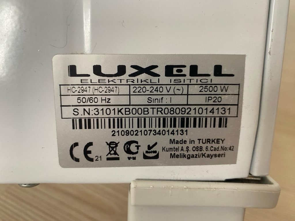 Luxell Elektrikli Isıtıcı – Temiz ve Sorunsuz - 5