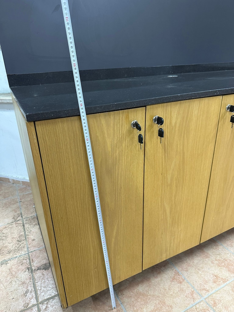 KLAS OFİS ÜSKÜDAR 200x80x242 cm MERMER TEZGÂHLI BANKO İKİNCİ EL - 5