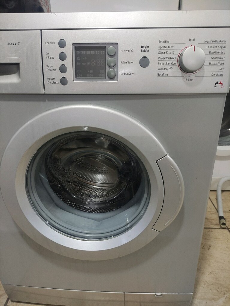 BOSCH MAX 7 KİLO GRİ RENK SORUNSUZ ÇALIŞIR DURUMDA TESLİM EDERİM - 2
