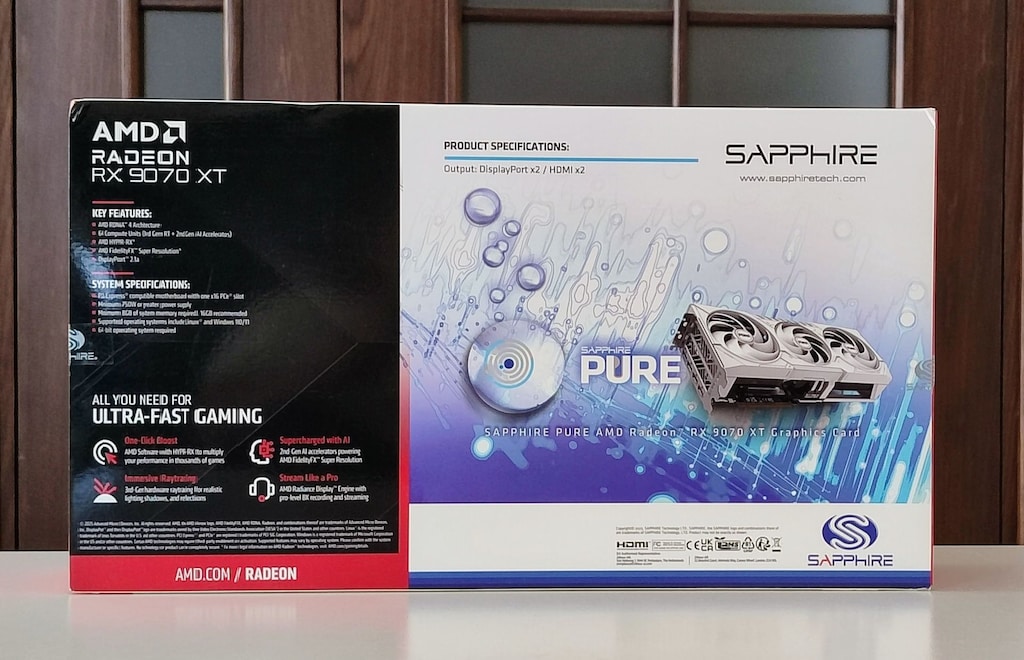 SAPPHIRE RX 9070 XT PURE 256 BIT GDDR6 16 GB EKRAN KARTI GARANTİ - 3