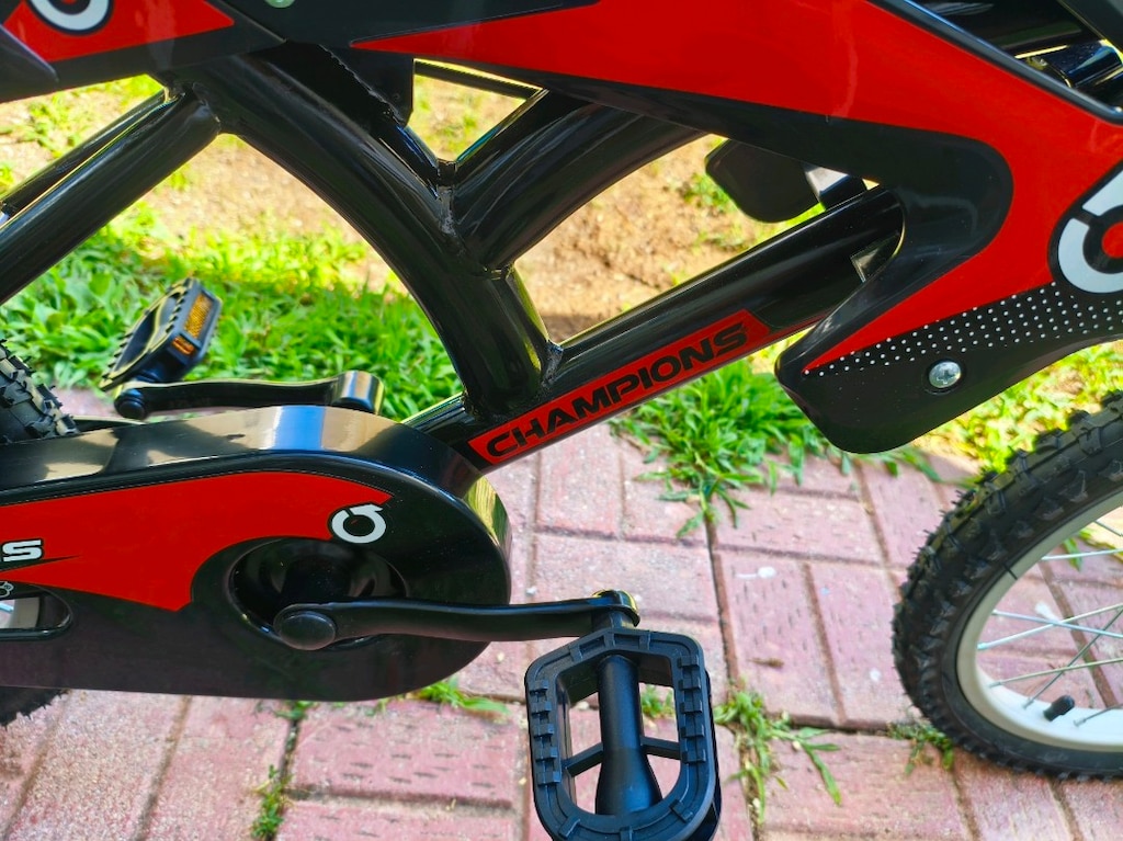 sıfır 16 jant motor görünümlü çocuk bisikleti tek fiyat PAZARLIKSIZ - 6