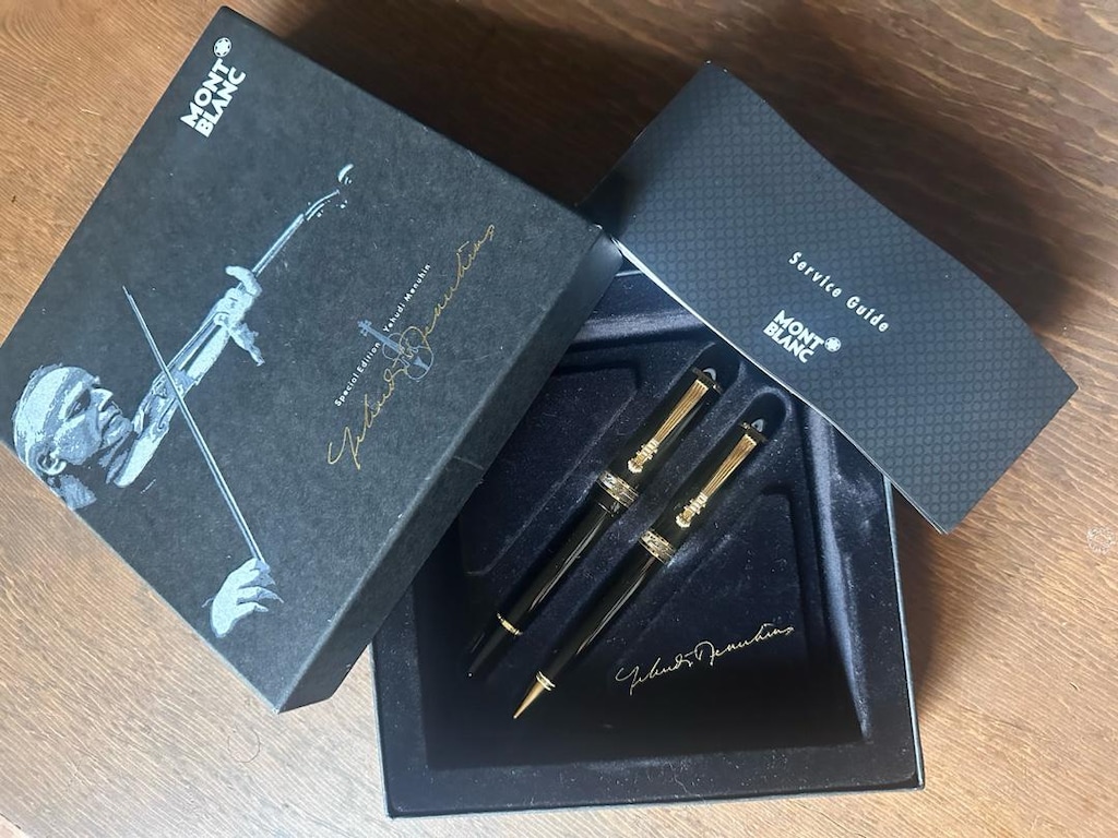 MONTBLANC YEHUDI MENUHIN 21852 21853 KOMPLE ORJ KOLEKSIYON SET - 7