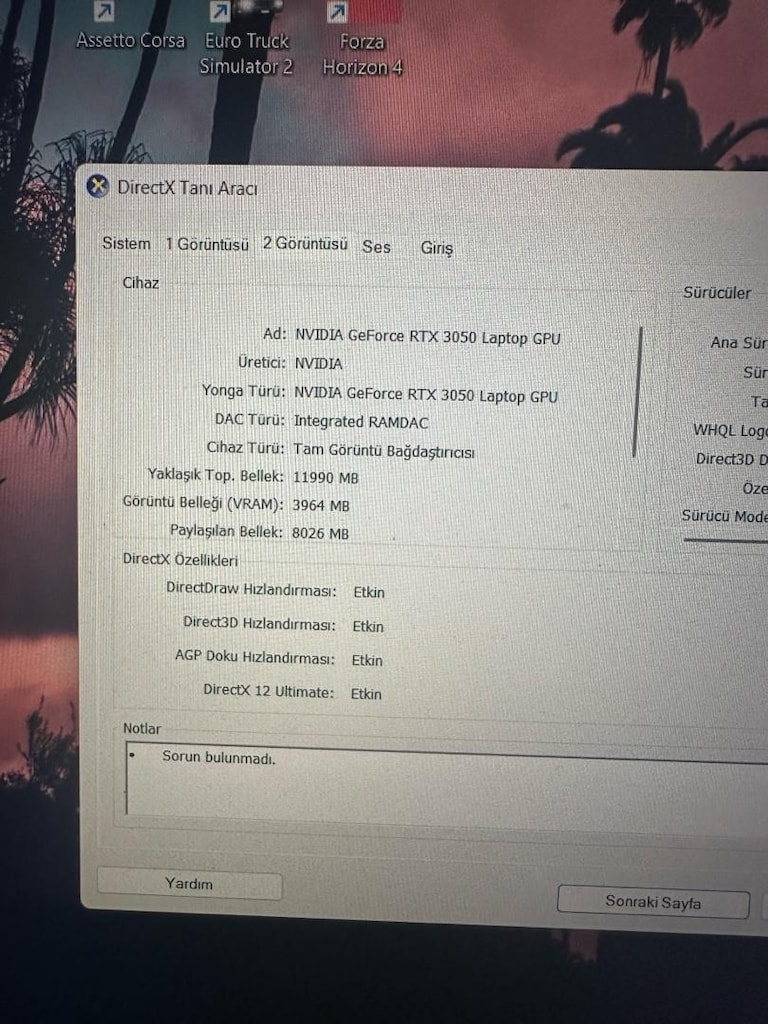 HP VİCTUS RTX3050 GAMİN LAPTOP - 7