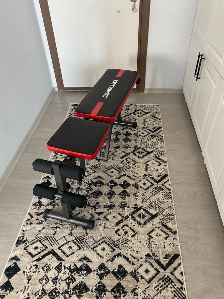 Bench sehpası ve dambıl seti - 4