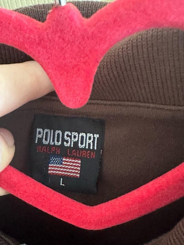 Ralp Lauren Polo Sport acı kahverengi tişört - 4