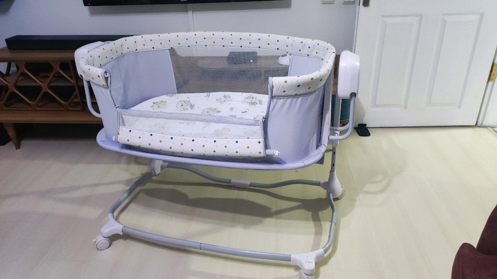 Elele Nova 3in1 Otomatik Sallanan Kademeli Anne Yanı Park Yatak