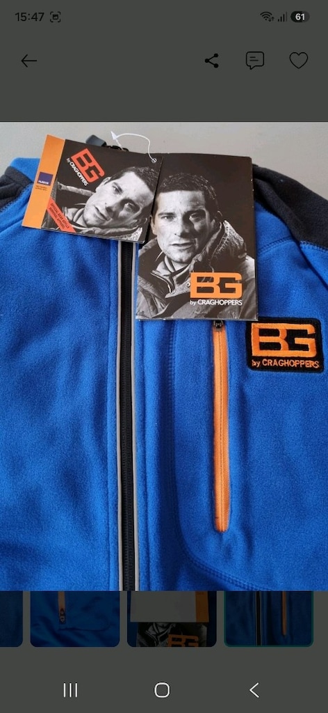 Bear Grylls Polar Ceket Beden:48 UK:S - 8
