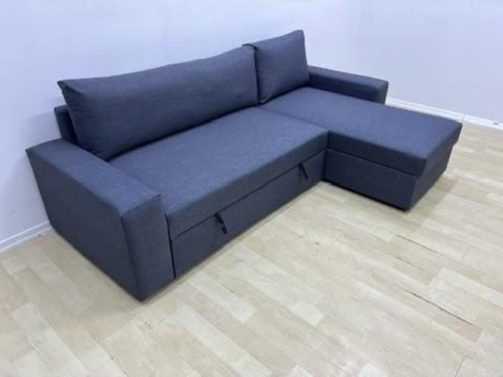 IKEA VİLLASUND SIFIR KAPLAMA YATAKLI BAZALI L KÖŞE KOLTUK KANEPE - 2