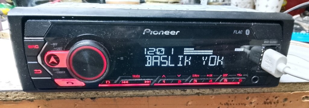 pioneer mhv 320 bt teyp - 2