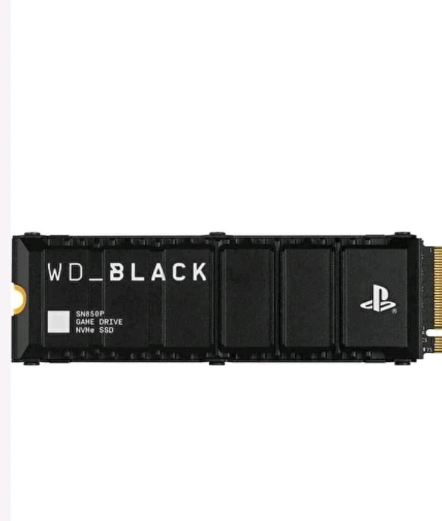 WD Black SN850 2TB PS5 heatsink ile