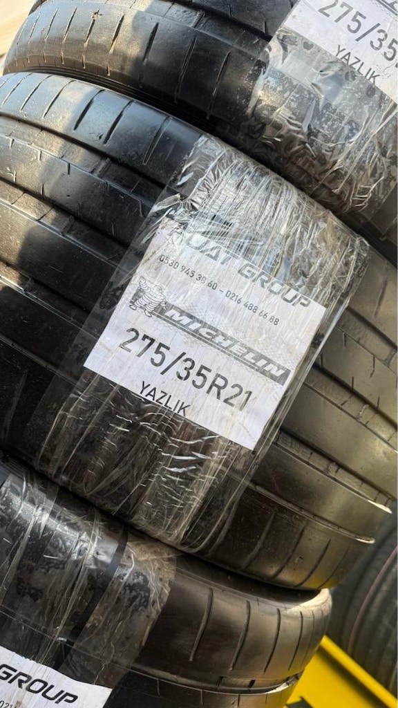 275 35 21 - 325 30 21 MİCHELİN ÖN ARKA SET ÇOK İYİ DURUMDA - 3