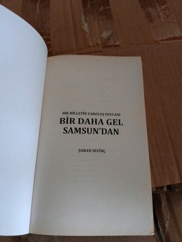 Şaban sevinçden bir daha gel Samsun'dan kitabi - 3