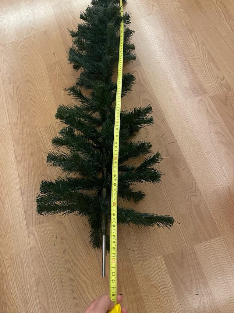 Yapay Yeşil Yılbaşı Çamı 130 cm boy - 8