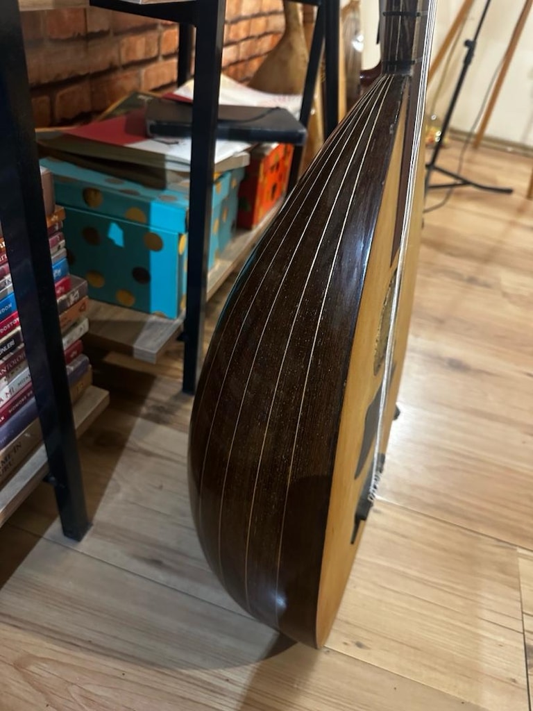 abanoz burgu , full gül ağacı lavta - 15