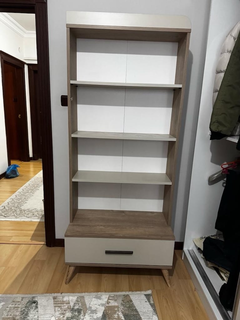 Çalışma masası ve kitaplık - 4