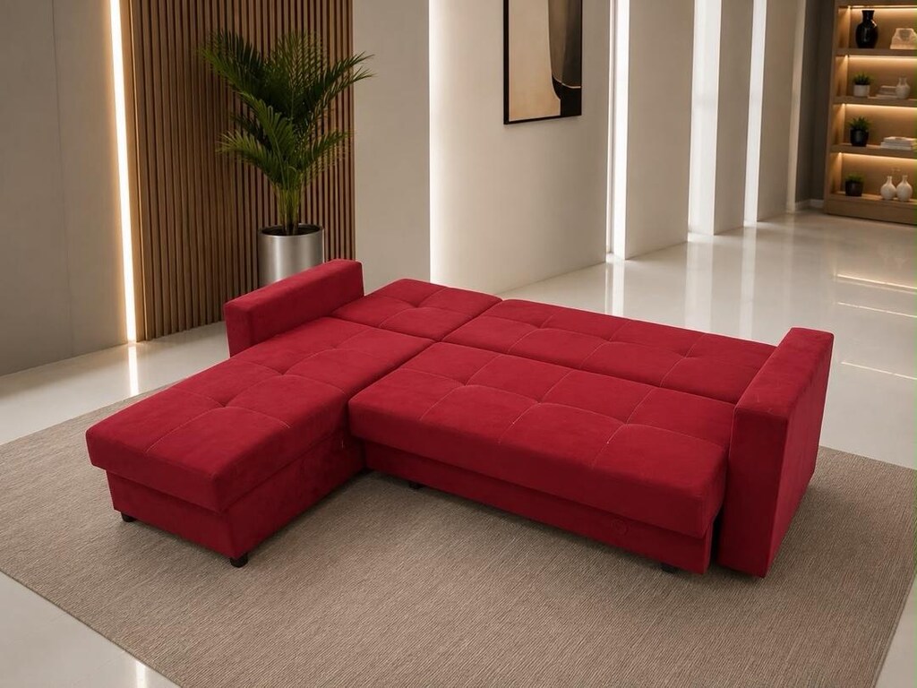 KAMPANYAAA Mini l koltuk Açılıp yatak oluyor sandıklı Yönü değiştir - 2