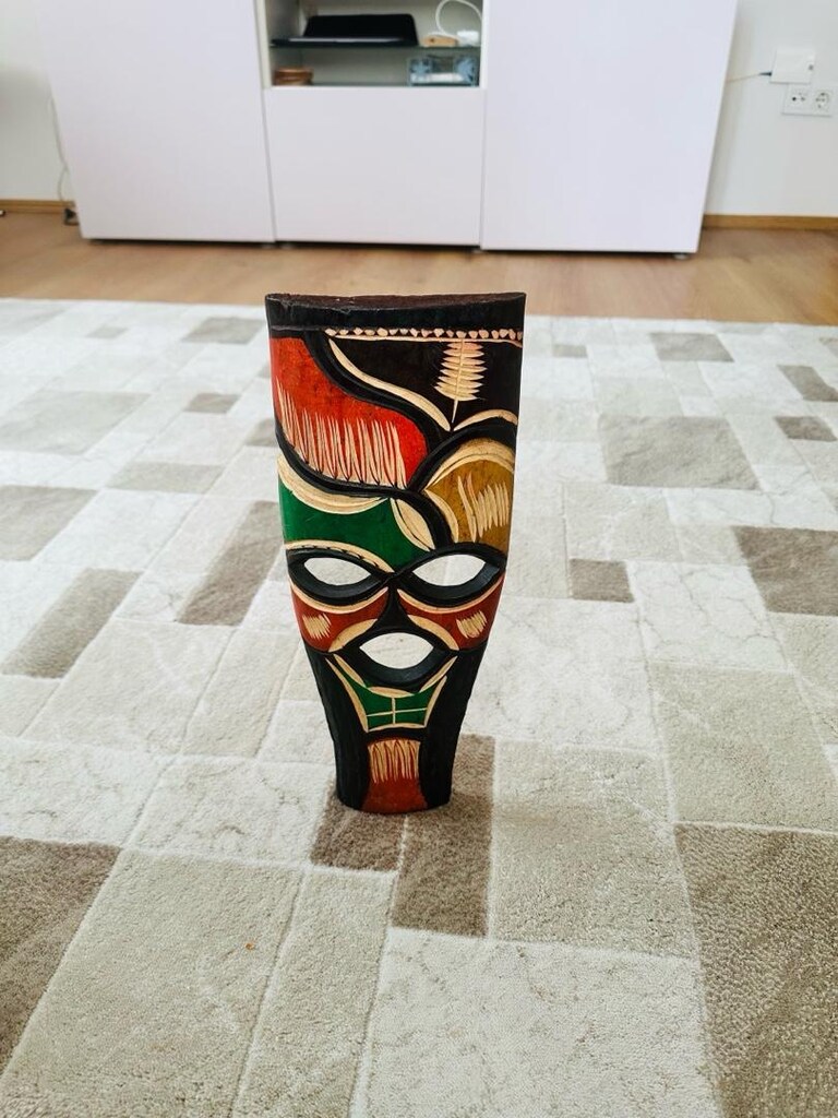 Ahşap Dekoratif Mask - 2