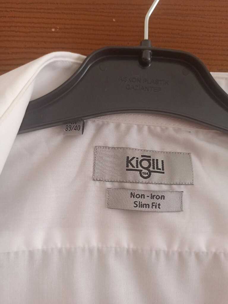 kiğılı beyaz gömlek - 2
