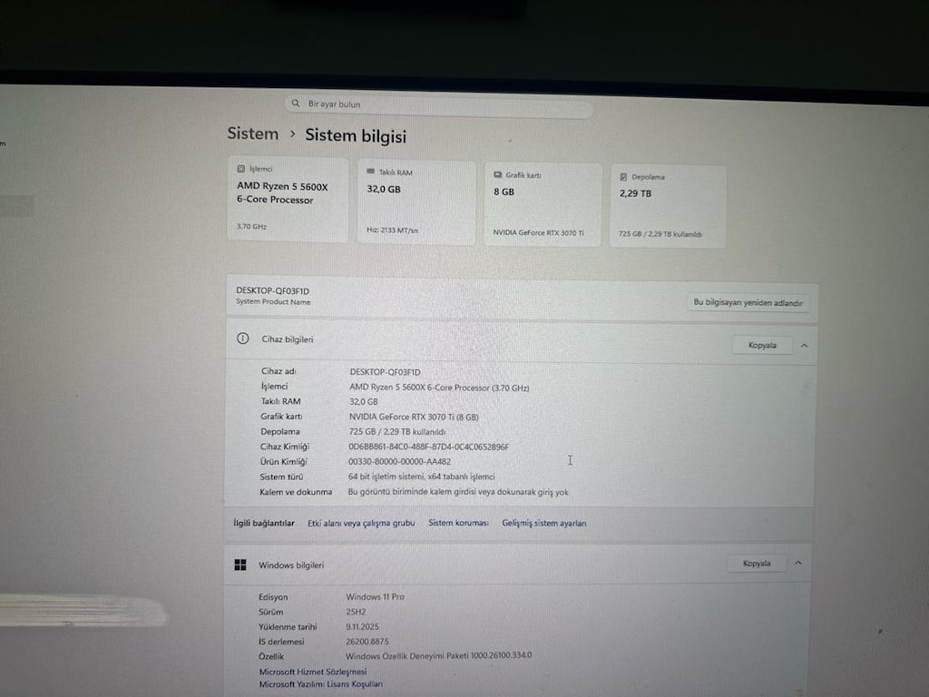 RTX 3070 Ti Gaming PC | Ryzen 5 5600X | 32 GB RAM | 2.3 TB SSD - 6