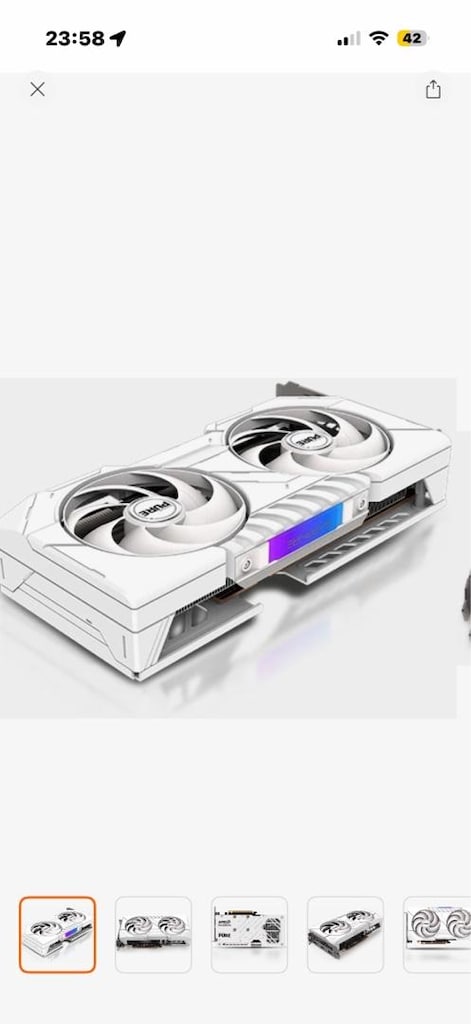 Sapphire VGA Amd 16GB Gddr6 RX9060XT Pure 11350-02-20G - 2