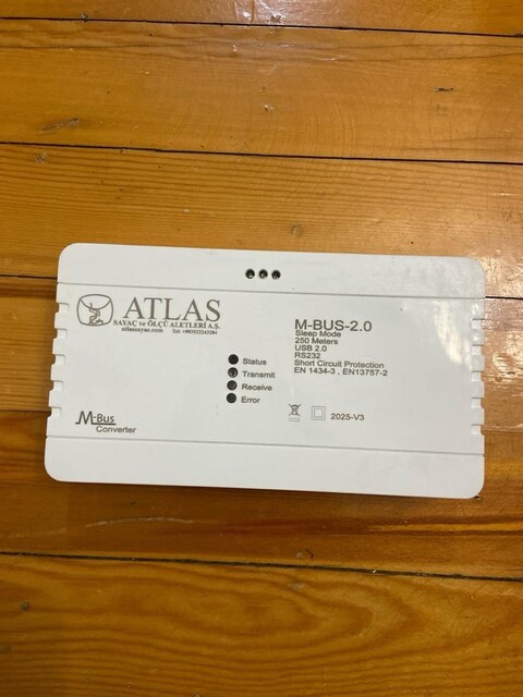 Atlas M-Bus 2.0 Sayaç Okuma Converter USB/RS232