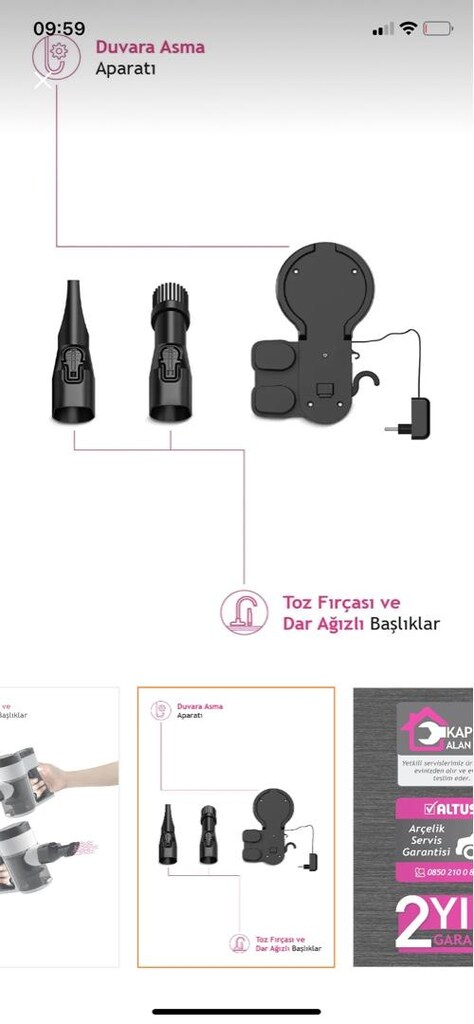 Altus dikey süpürge - 7
