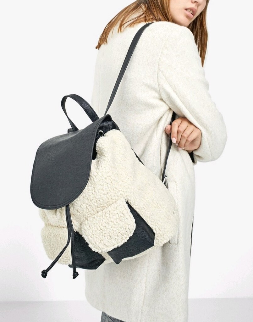 Stradivarius Teddy (Peluş) Sırt Çantası