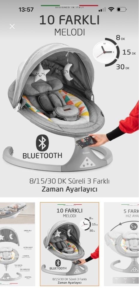 otomatik sallanan beşik - 6