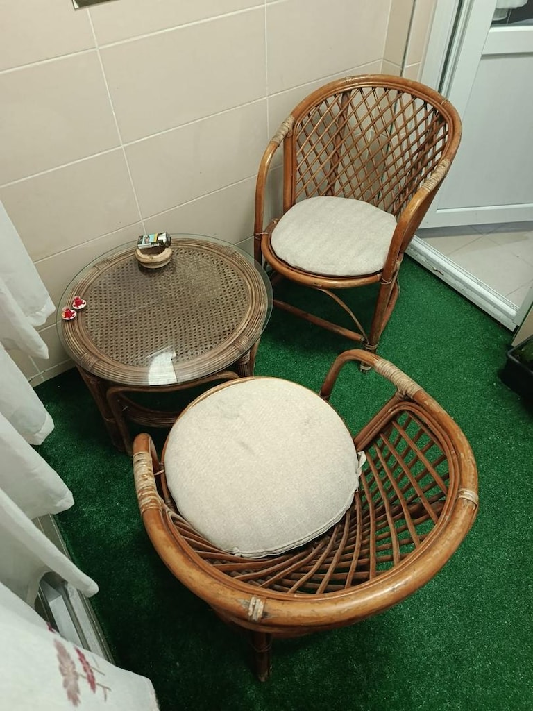 BAMBU TEMİZ MASA SANDALYE - 4