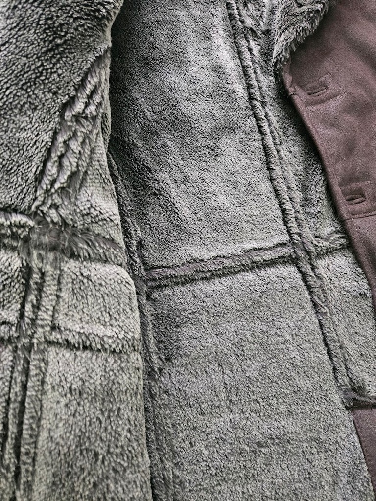 zara erkek kaban süet koyu kahverengi XL beden cok az kullanilmistir - 8